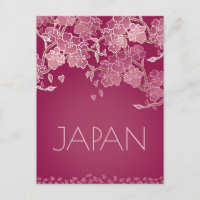 Schönes Japan Sakura Blume Hand Illustriert