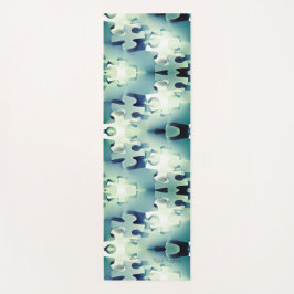 Schönes Jigsaw Design im Minimalismus Muster Yogamatte