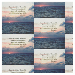 SCHÖNES JOHN 8:12 SONNENRISE-FOTO STOFF