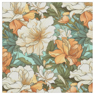 Schönes Jugendstil-Muster Stoff