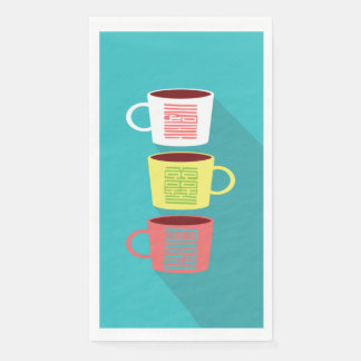 Schönes K Muster 3 Napkins Serviette