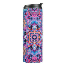 Schönes kaleidoskopisches MusterThermal Tumbler