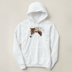 Schönes Kastanie Tovero Paint Horse Hoodie