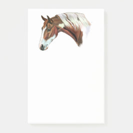 Schönes Kastanie Tovero Paint Horse Post-it Klebezettel