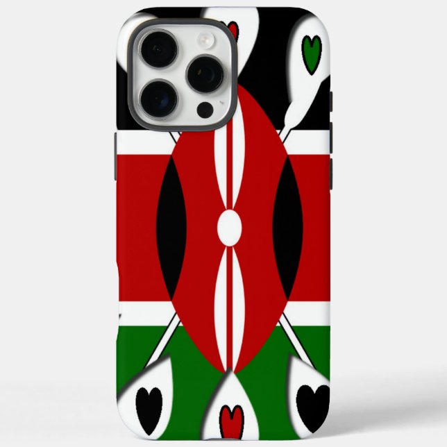Schönes Kenya Lovely Herzen Phantastische Musterku title_seo2 (Rückseite)
