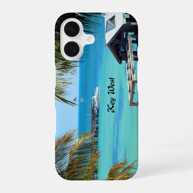 Schönes Key West iPhone 16 Hülle (Rückseite)