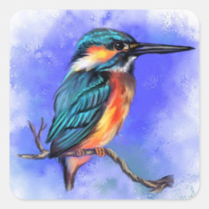 Schönes Kingfisher Bird Sticker Geschenk