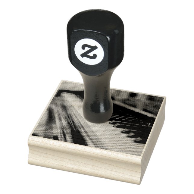 Schönes Klavierdesign Gummistempel (Stempel)