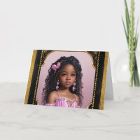 Schönes kleines Mädchen von Farbprinzessin Geburts
