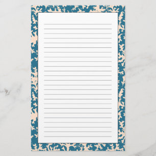 Schönes Korallenmuster Briefpapier