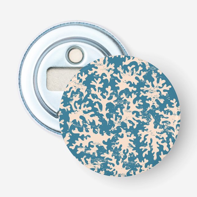 Schönes Korallenmuster Flaschenöffner (Vorderseite)