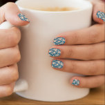 Schönes korallenrotes Muster Minx Nagelkunst<br><div class="desc">Schönes Vintages korallenrotes nahtloses für Ihr Geschäft © und ® Bigstock® - alles berichtigt reserviertes.</div>
