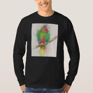 Schönes kubanisches Parrot Portrait Niedliche Voge T-Shirt