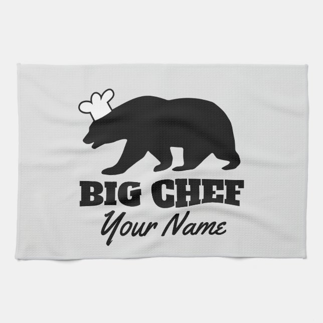 Schönes Küchenhandtuchgeschenk für GRILLEN Koch od Geschirrtuch (Horizontal)