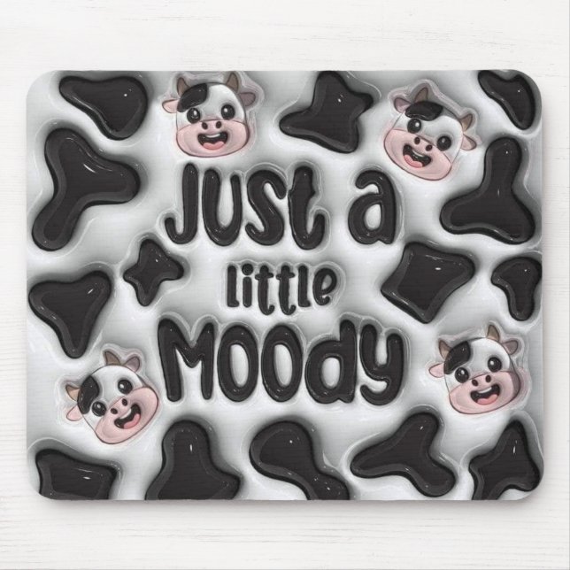 Schönes Kuhdesign Mousepad (Vorne)