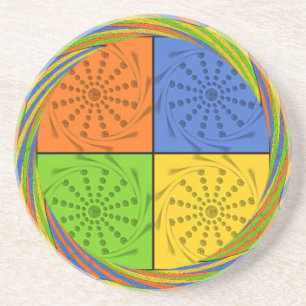 Schönes, kühnes ägyptisches Muster: Ein zauberhaft Untersetzer