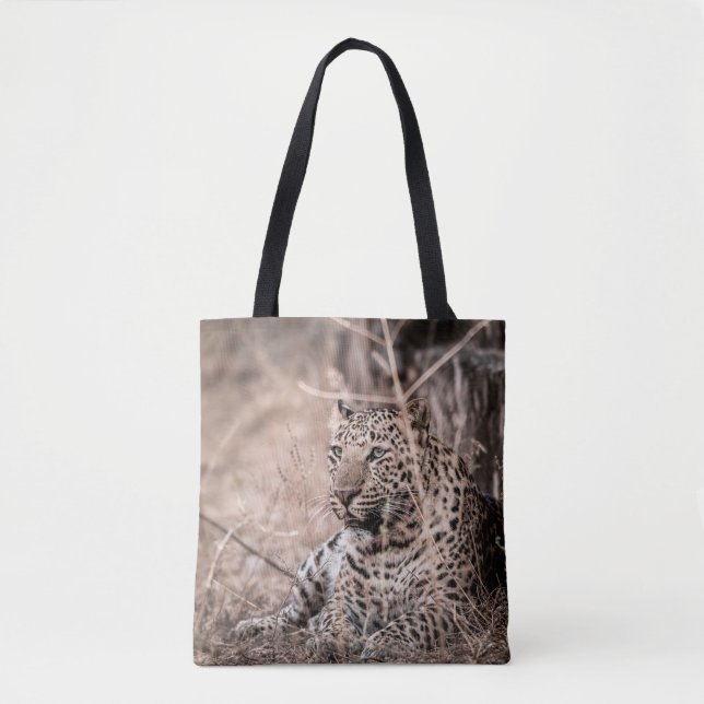 Schönes Kunstbild Großer Wildleopard oder -panthe Tasche (Vorderseite)