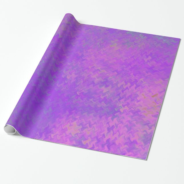 Schönes, Künstlerisches, helles Violett-Marmorpapi Geschenkpapier (Ungerollt)
