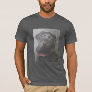 Schönes Labrador-Retriever-Holzkohlen-Zeichnen T-Shirt