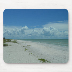 Schönes Landschaftliches Tropical Beach Horizon Fo Mousepad