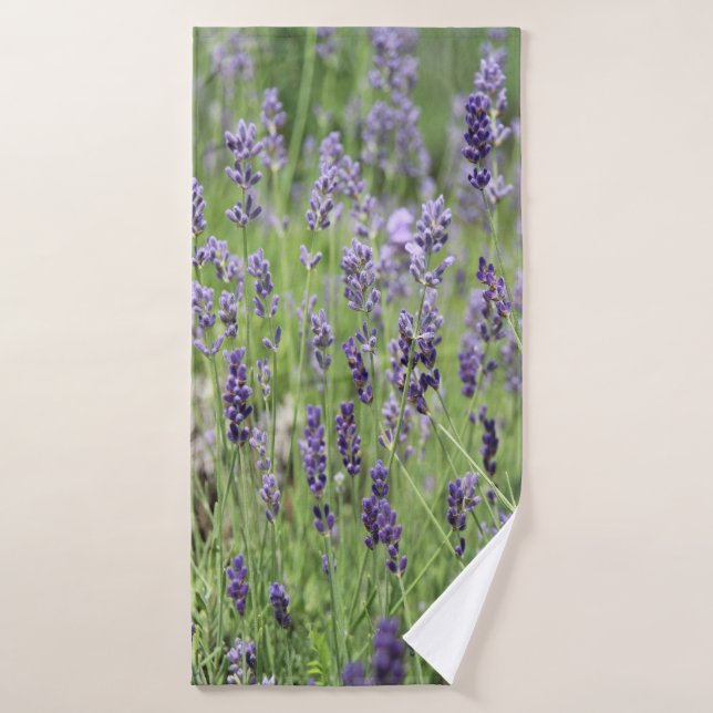 Schönes Lavendel-Badetuch Badehandtuch (Badehandtuch)