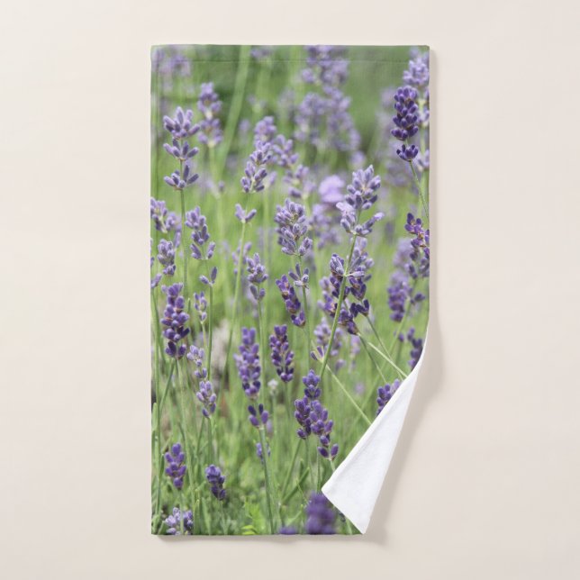 Schönes Lavendel-Handtuch-Set Badhandtuch Set (Handtuch)