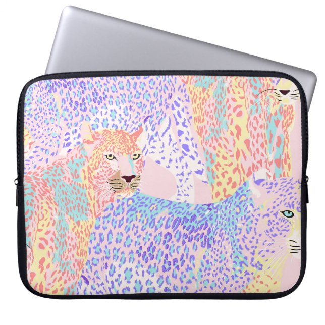 Schönes Leopard Seamless Musterbeispiel Ar Laptopschutzhülle (Vorderseite)