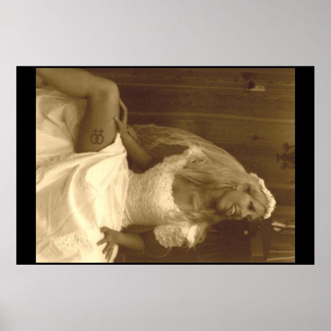Schönes Lesbian in Wedding Dress 02 Poster (Vorne)