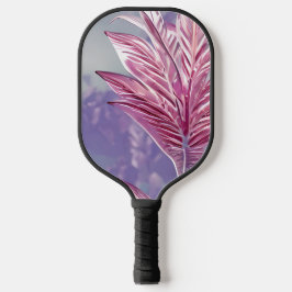Schönes, lichtdurchlässiges rosa Leaf-Muster Pickleball Schläger
