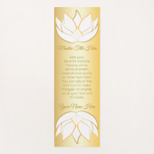 Schönes Lotos-Blumen-Goldweiße Ombre Abstufung