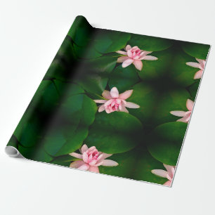 Schönes Lotus Blume Foto Wrapping Paper Geschenkpapier