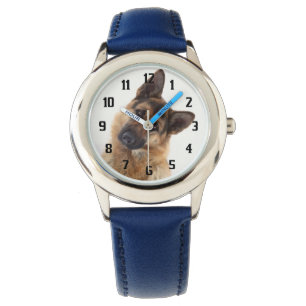 Schönes lustiges deutsches Hirtenportrait Armbanduhr