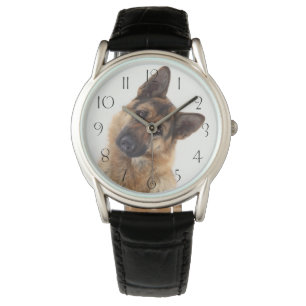 Schönes lustiges deutsches Hirtenportrait Armbanduhr