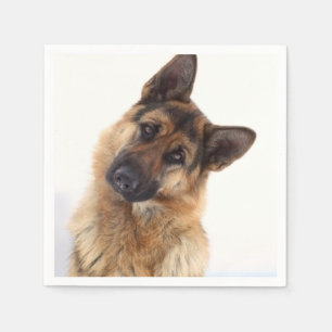 Schönes lustiges deutsches Hirtenportrait Serviette