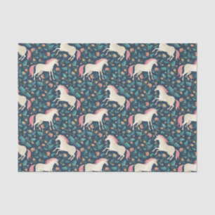 Schönes magisches Einhorn-Muster Seidenpapier