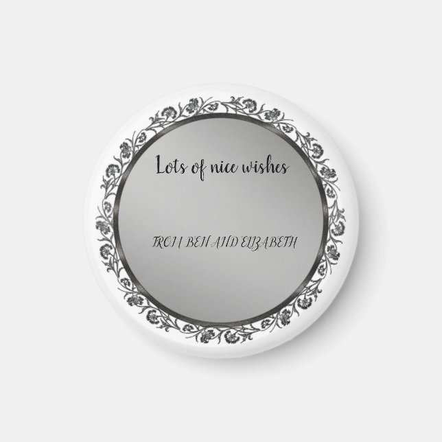 SCHÖNES MAGNET MIT DEDITIERUNG (Vorne)