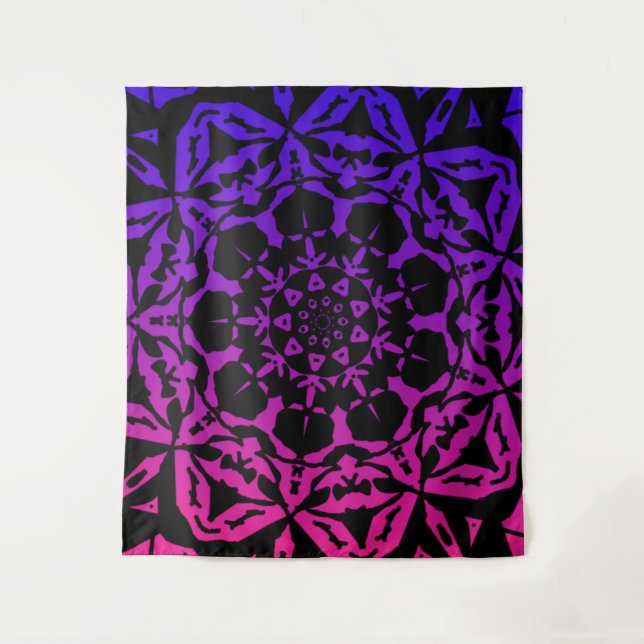 schönes Mandala-Design Wandteppich (Vorderseite)