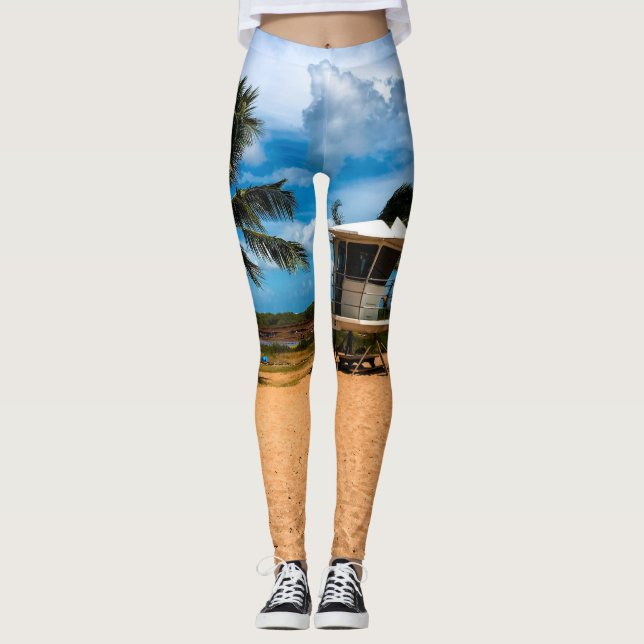 Schönes Meeresleben Leggings (Vorderseite)