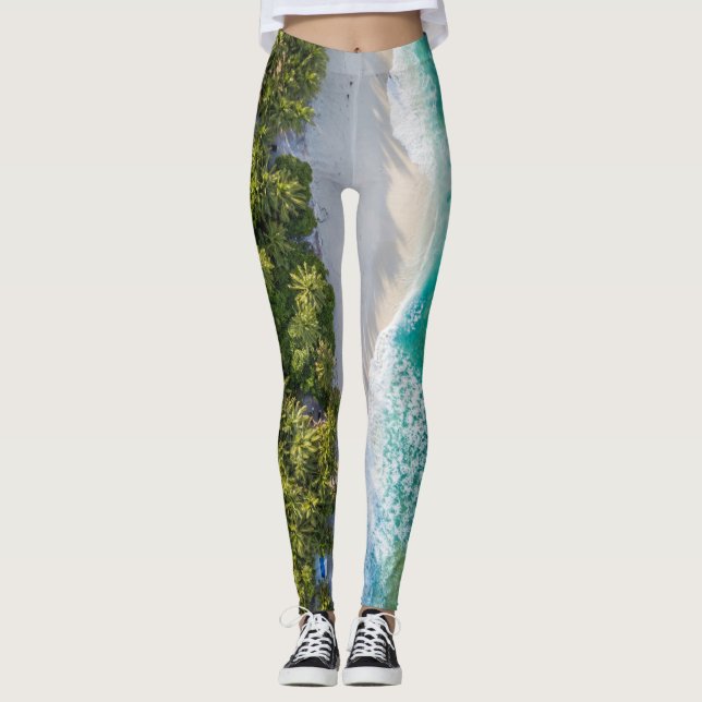 Schönes Meeresleben Leggings (Vorderseite)