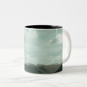 Schönes Meeresleben Zweifarbige Tasse