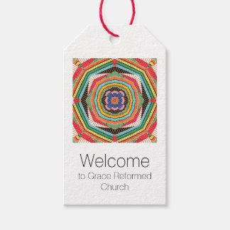 Schönes mehrfarbiges Kente Kaleidoskop Geschenkanhänger