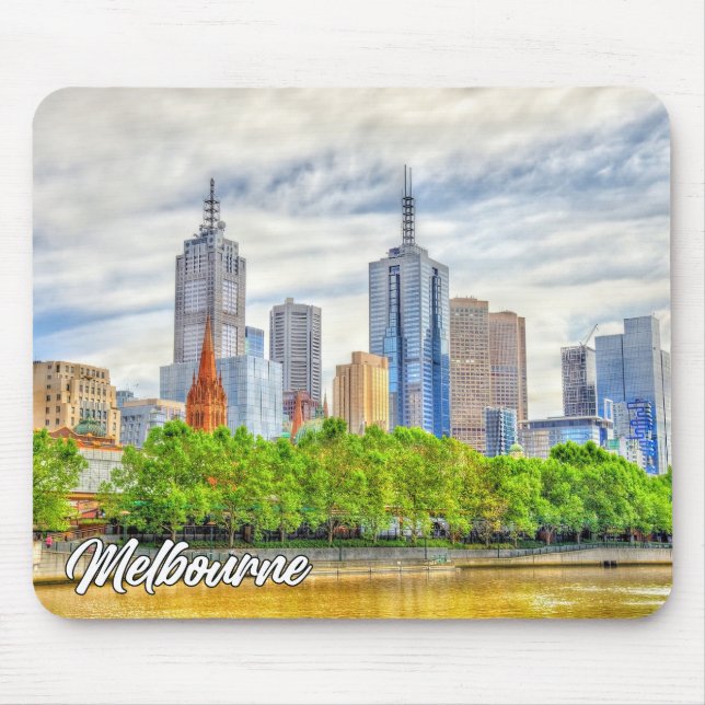 Schönes Melbourne, Australien Mousepad (Vorne)