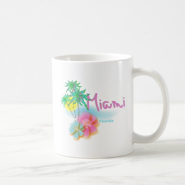 Schönes Miami Florida Kaffeetasse (Rechts)