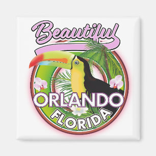Schönes Miami Orlando Reiselogo Magnet