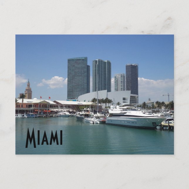 Schönes Miami Postkarte (Vorderseite)