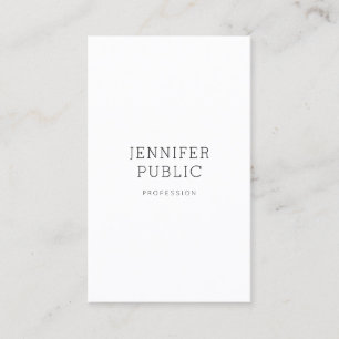 Schönes Minimalistisches Design Trendly Schlicht m Visitenkarte