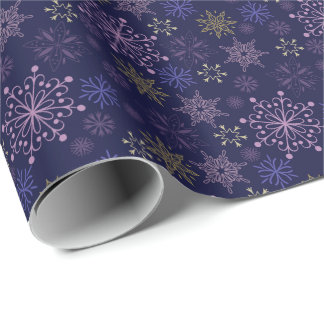Schönes Mix-Schneeflocken-Muster Geschenkpapier
