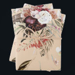 Schönes, modernes Beige Blumenmuster Geschenk Geschenkpapier Set<br><div class="desc">Ein wunderschön modernes Blumenmuster-Design auf beigefarbenem Hintergrund schafft eine hervorragende Geschenkfeier. Ideal für Hochzeiten,  Brautpartys,  Geburtstage und vieles mehr.</div>