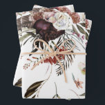 Schönes, modernes Blumenmuster Geschenk Geschenkpapier Set<br><div class="desc">Ein wunderschön modernes Blumenmuster-Design schafft eine hervorragende Geschenkfeier. Ideal für Hochzeiten,  Brautpartys,  Geburtstage und vieles mehr.</div>