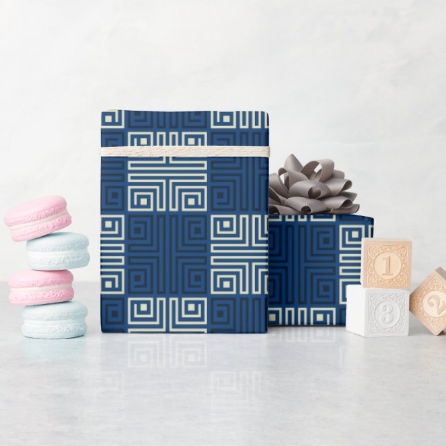 Schönes Monogramm-Geschenk Sparkling Daddy Birthda Geschenkpapier (Babyparty)